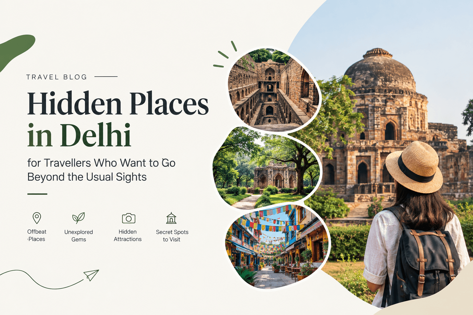 Hidden Places in Delhi for Travellers Who Want to Go Beyond the Usual Sights