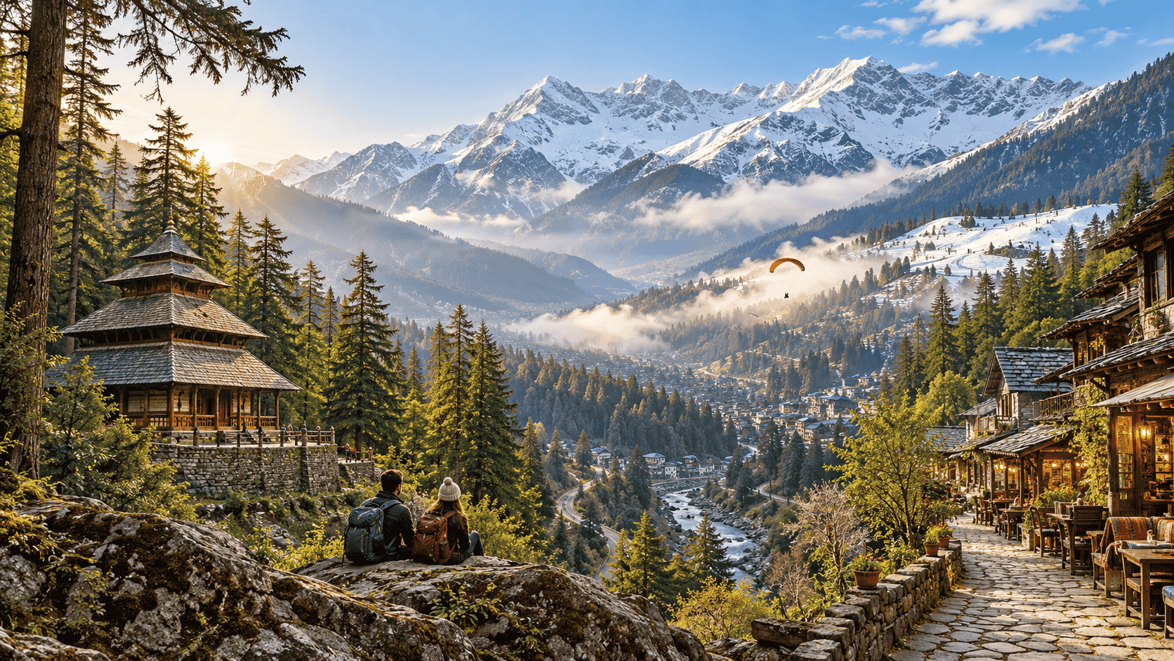 Manali 3-Day Itinerary: Solang Valley, Old Manali, Hadimba & Mountain Experiences